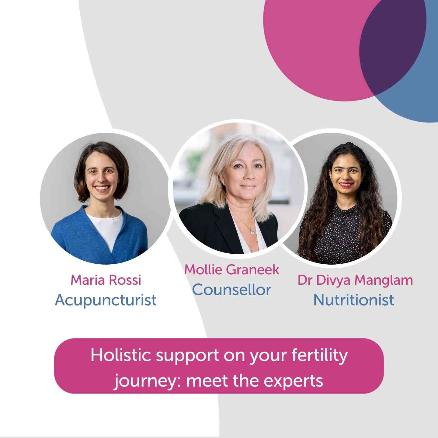 Fertility support experts