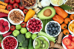 Healthy food for preparing your body for an IVF journey