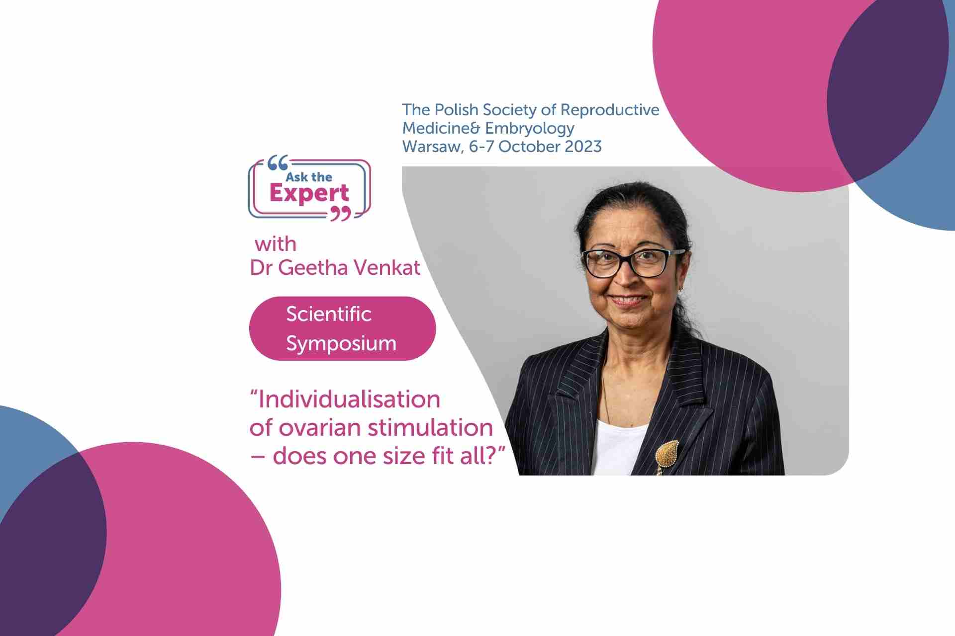 Dr Venkat, guest speaker at ascientific symposium