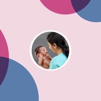 IVF patient Nikki with baby