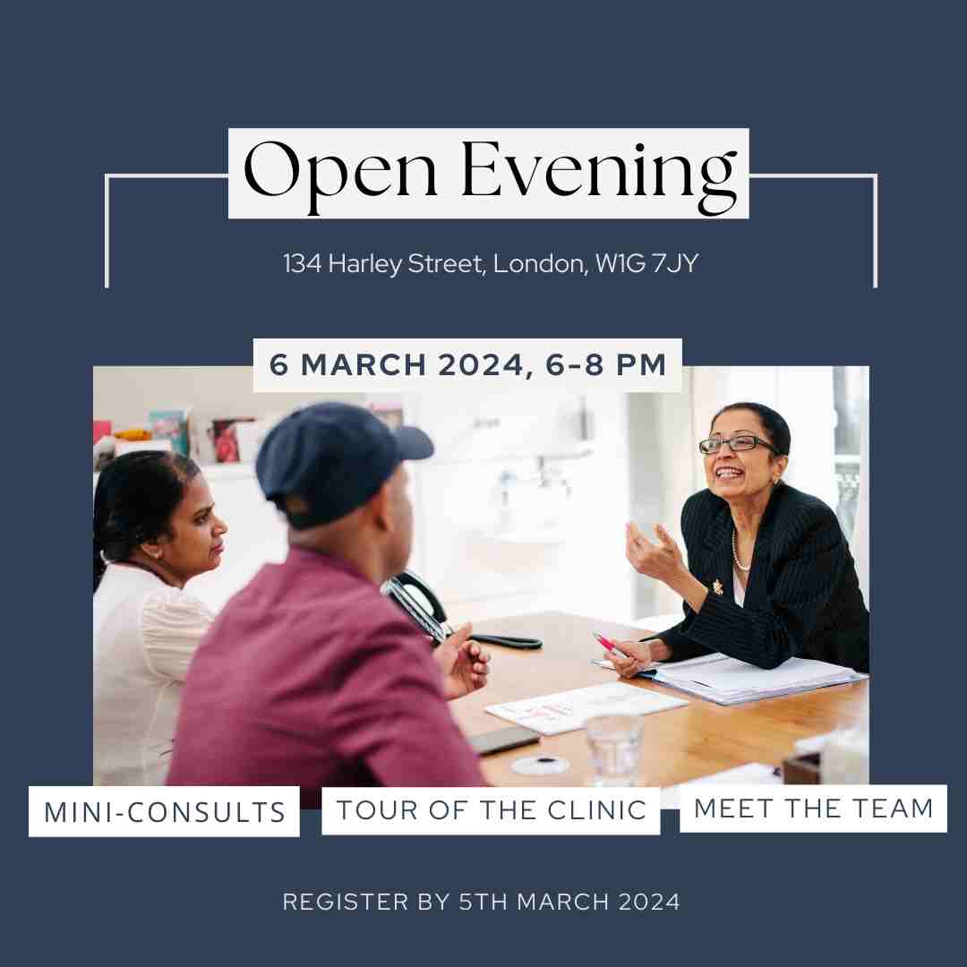 Open evening at Harley Street Fertility Clinic 