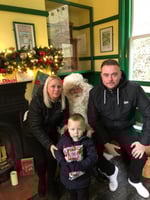 Heterosexual couple with child
